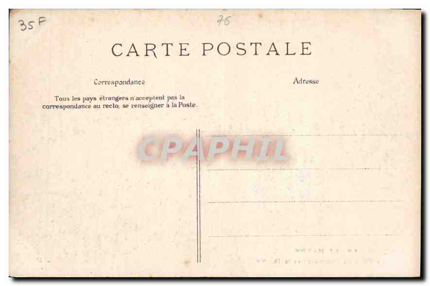 CPA Le Havre le Pont du Commerce et la Bourse  — Rückseite