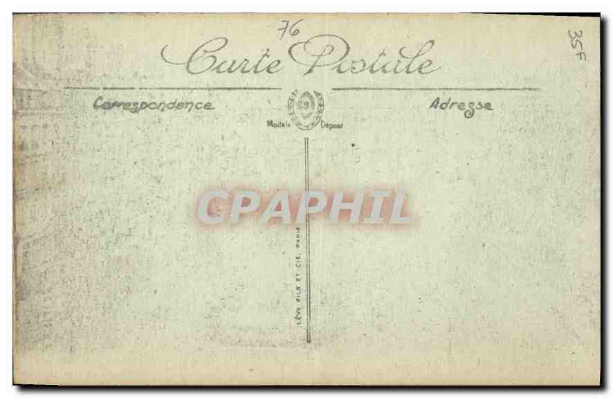 CPA Le Havre l'Eglise Notre Dame un Dimanche martin  — Rückseite