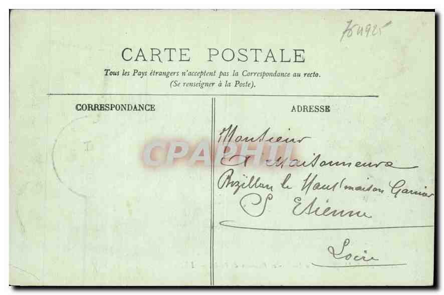 CPA Le Havre la Sortie des Bateaux de Peche  — Rückseite