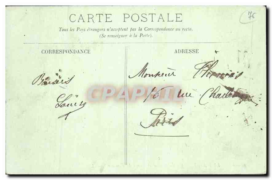 CPA Le Havre Quai d'Orleans et Bassin du Commerce  — Rückseite