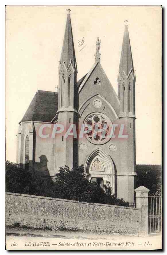 CPA Le Havre Sainte Adresse et Notre Dame des Flots 