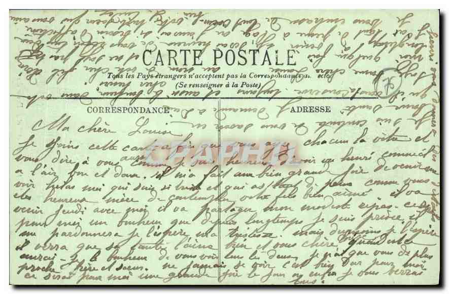 CPA Le Havre Sainte Adresse et Notre Dame des Flots  — Rückseite