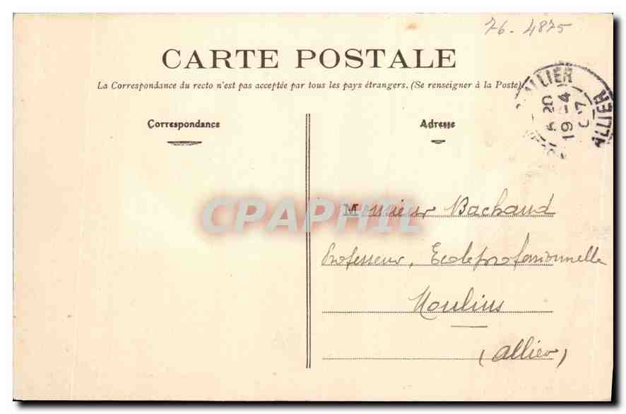 CPA Le Havre l'Avant Port  — Rückseite