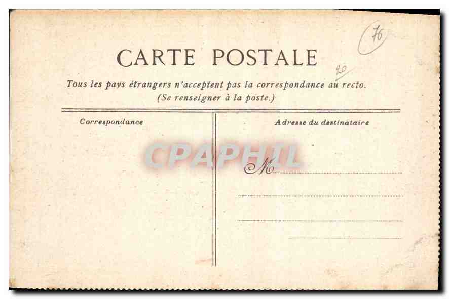 CPA Le Havre le depart du bateau pour Trouville  — Rückseite