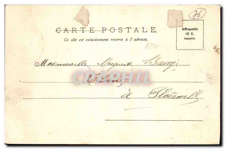 CPA Le Havre l'eglise St Francois  — Rückseite