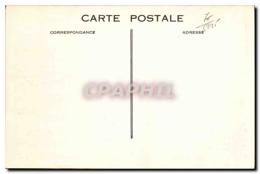 CPA Le Havre place Gambetta les jardins le Bassin du Commerce  — Rückseite