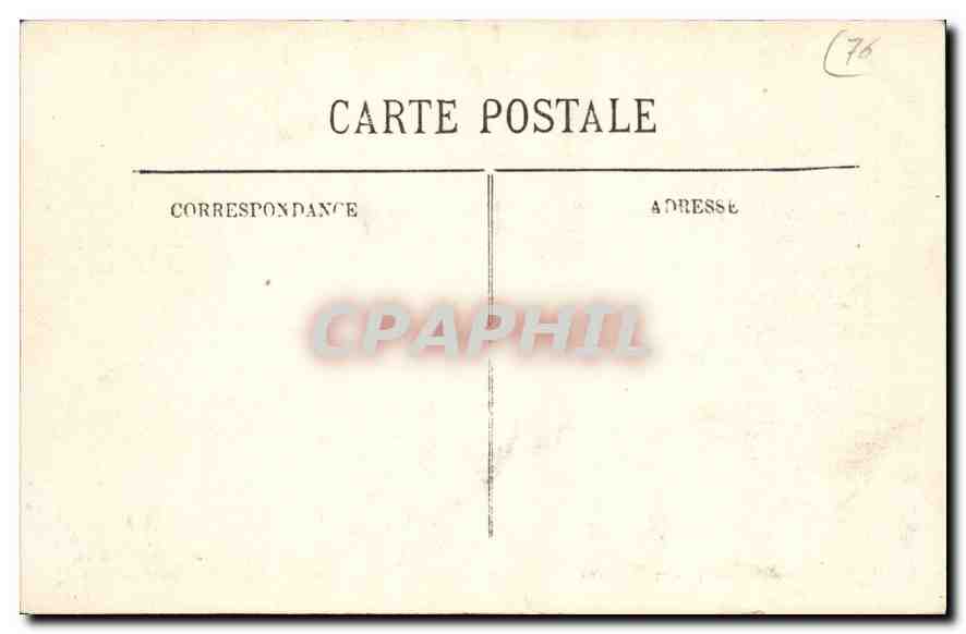 CPA Le Nice Havrais vue prise des Falaises  — Rückseite
