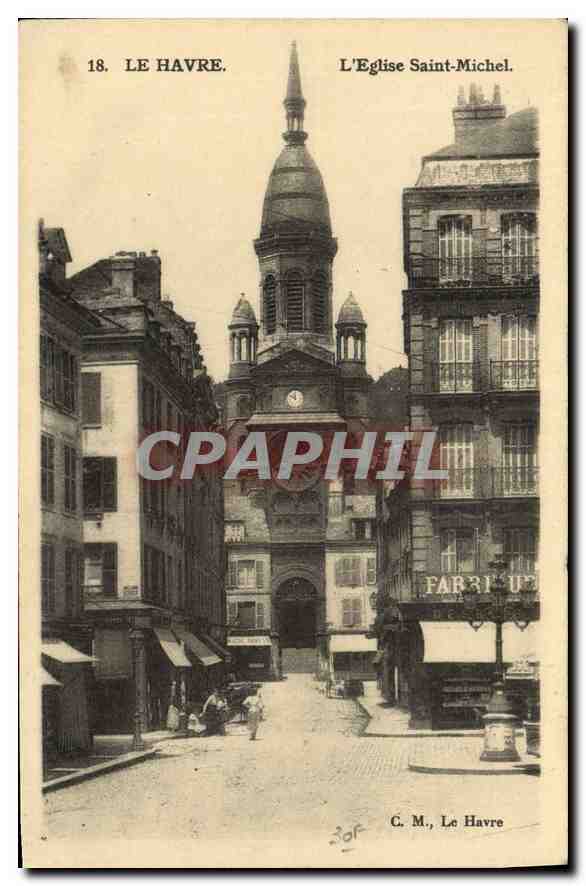 CPA Le Havre l'eglise Saint Michel 