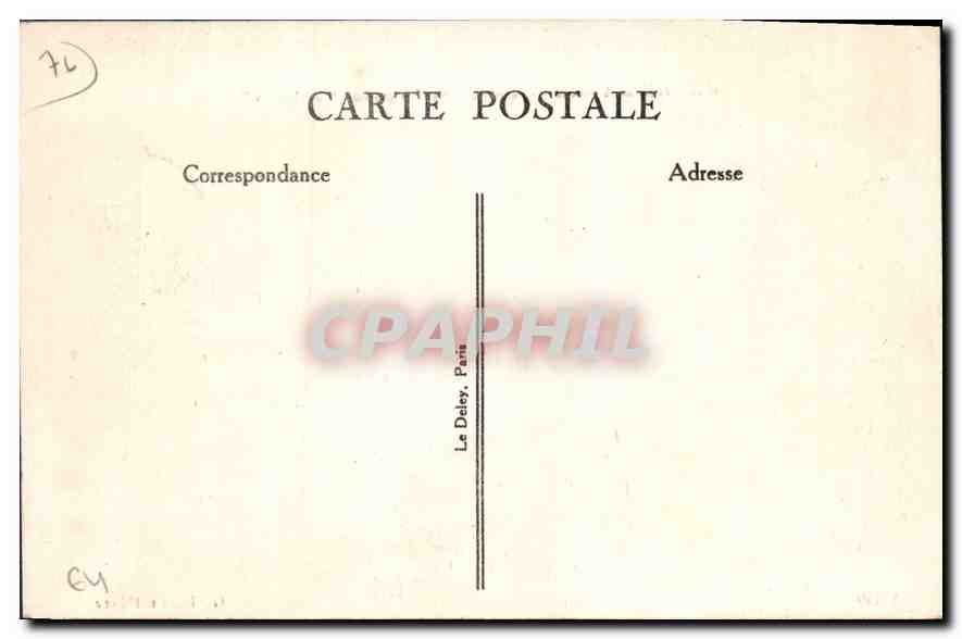 CPA Le Havre entree du Paquebot Paris Bateau — Rückseite