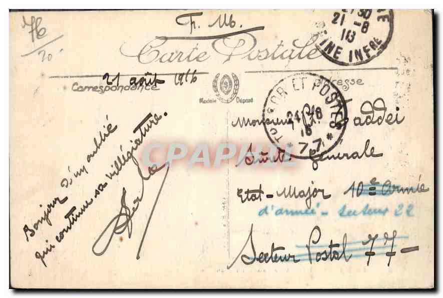 CPA Le Havre les Brise Lames et l'Avant port  — Rückseite
