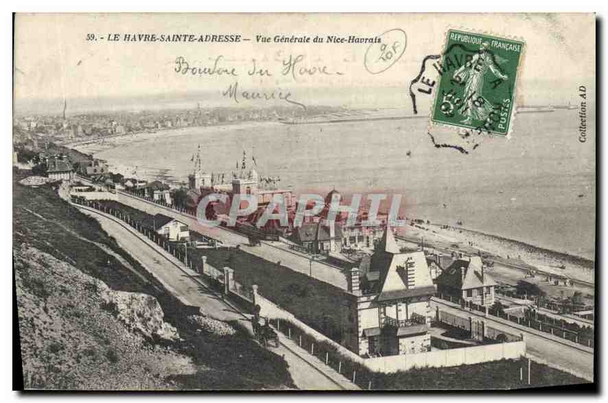 CPA Le Havre Sainte Adresse vue generale du Nice Havrais 