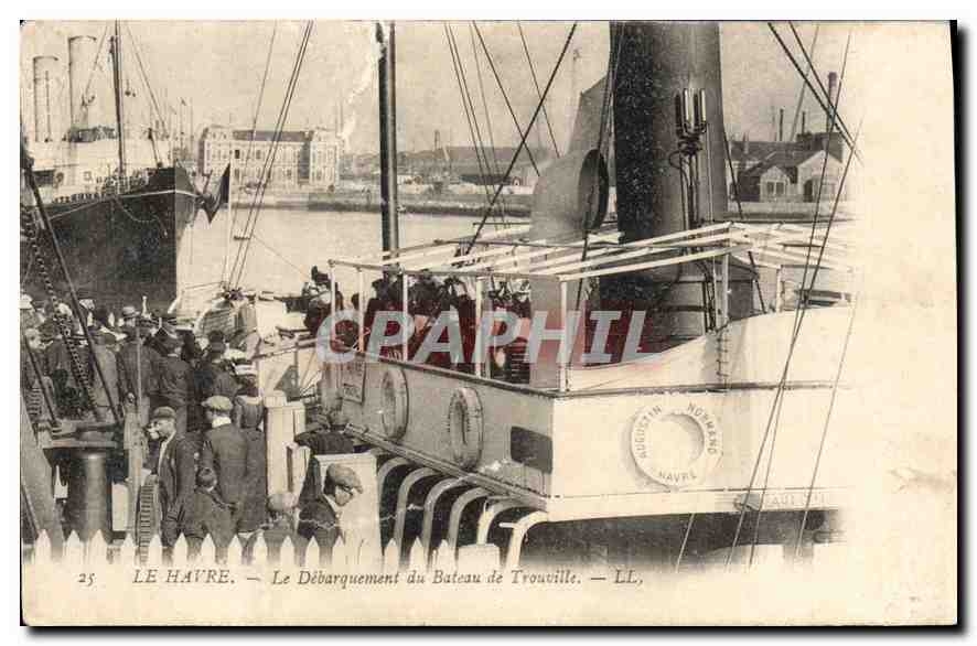 Le Havre — The Landing of the Trouville Boat — LL