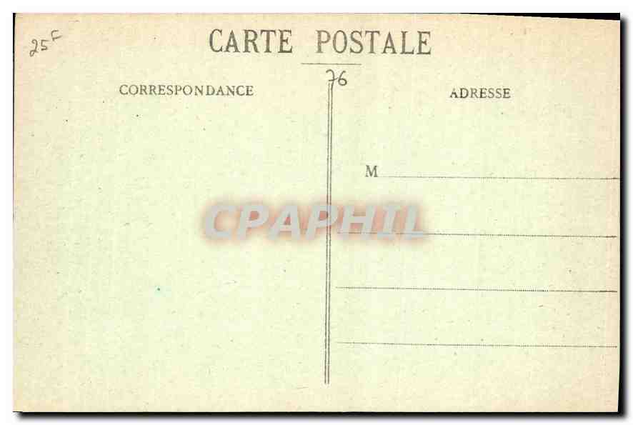 CPA Le Havre la Jetee par gros temps  — Rückseite