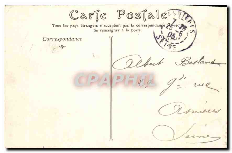 CPA Le Havre la Jetee du Nord  — Rückseite