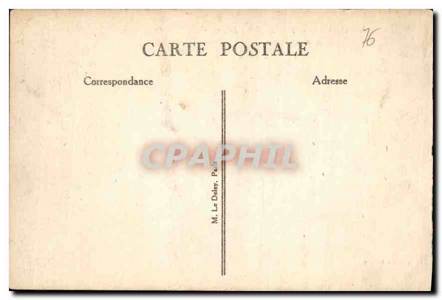 CPA Le Havre eglise Notre Dame et rue de Paris  — Rückseite