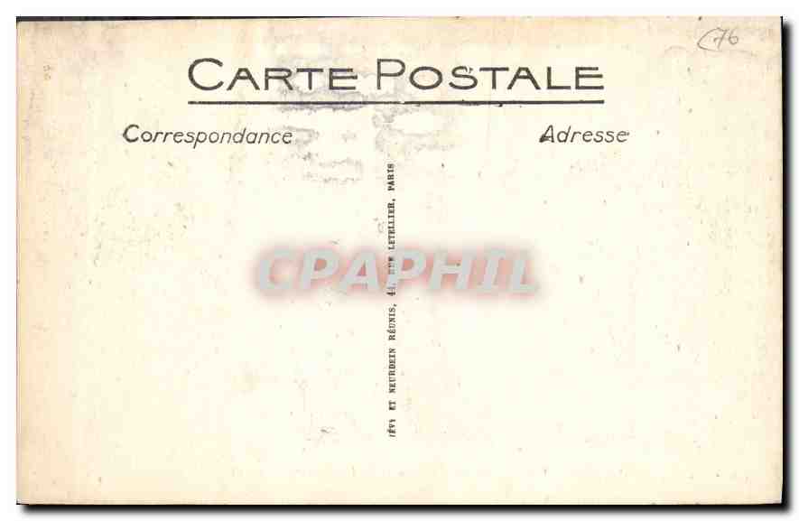 CPA Le Nice Havrais palais des regates et Notre Dame des Flots  — Rückseite