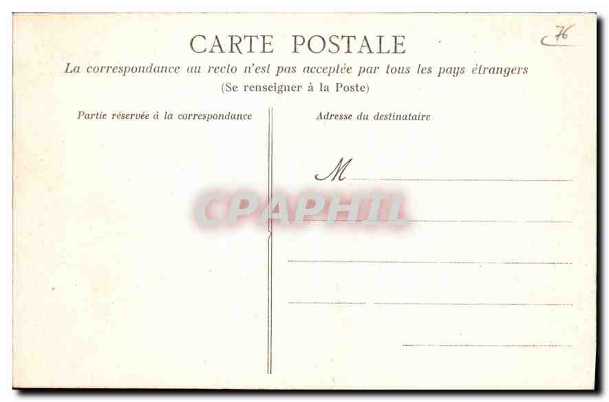 CPA Le Havre la Bourse et le bassin du Commerce  — Rückseite