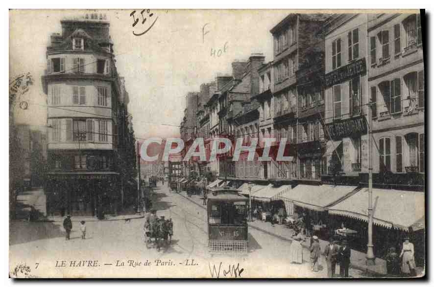 Le Havre — La Rue de Paris — LL. — Éditeur LL, n°7