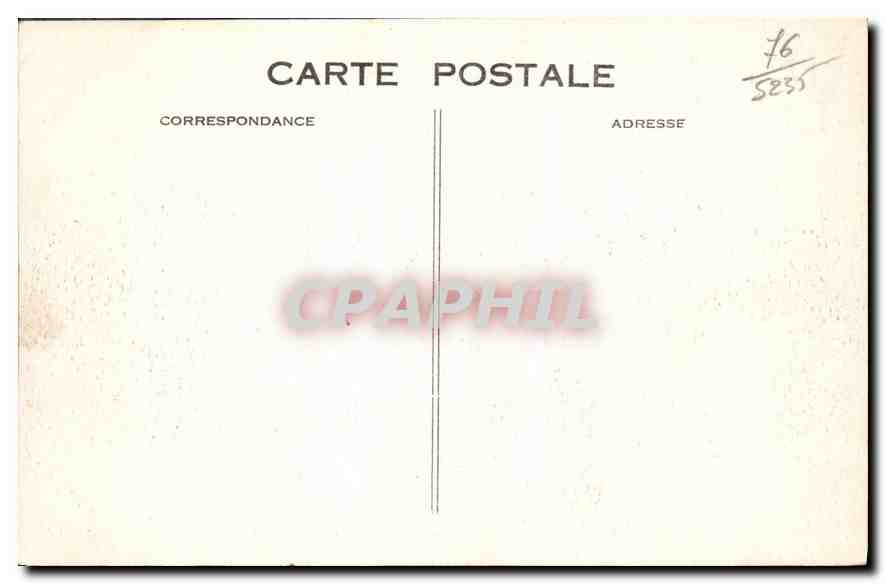 CPA Le Havre une villa a Sainte Adresse  — Rückseite
