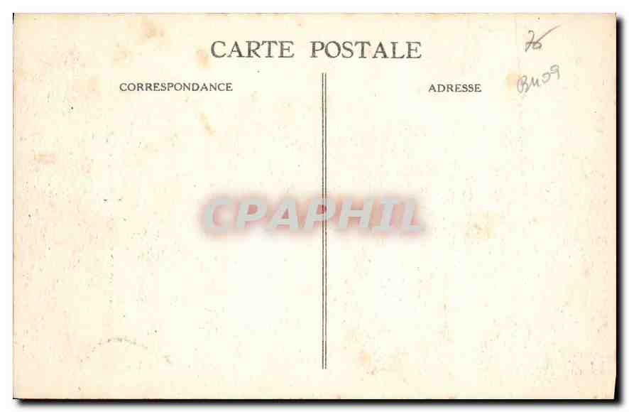 CPA Le Havre jardin de l'hotel de ville et rue de paris  — Rückseite
