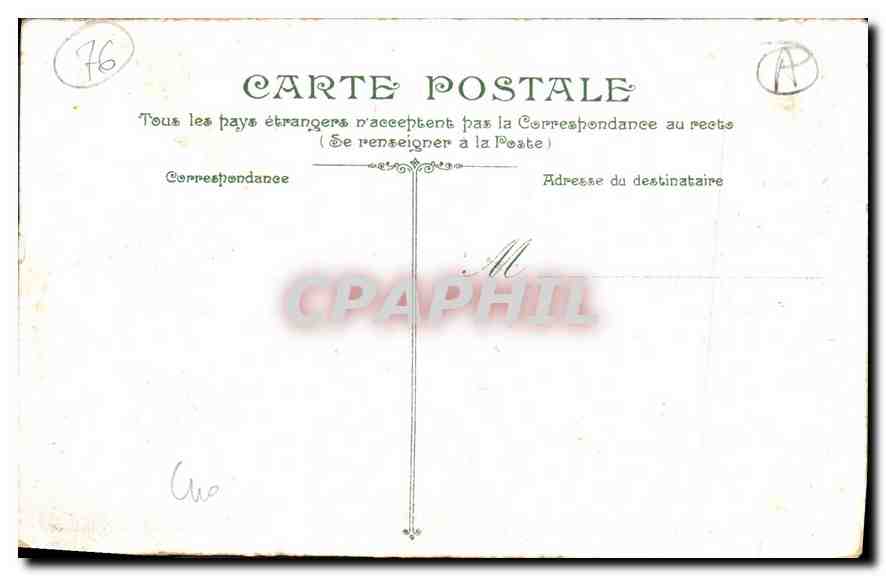 CPA Le Havre le Boulevard Maritime et le Cap de la Heve  — Rückseite