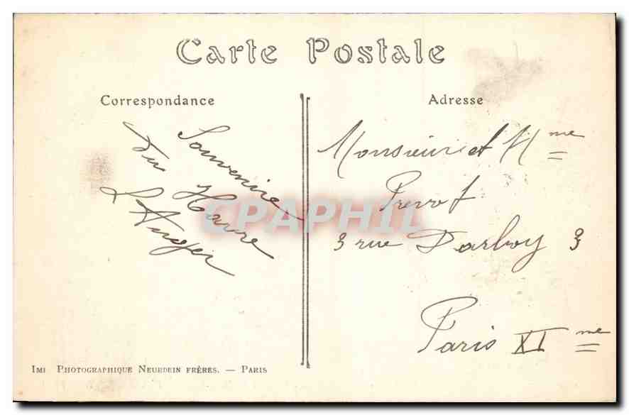 CPA Le Havre l'Avant Port et le Musee  — Rückseite