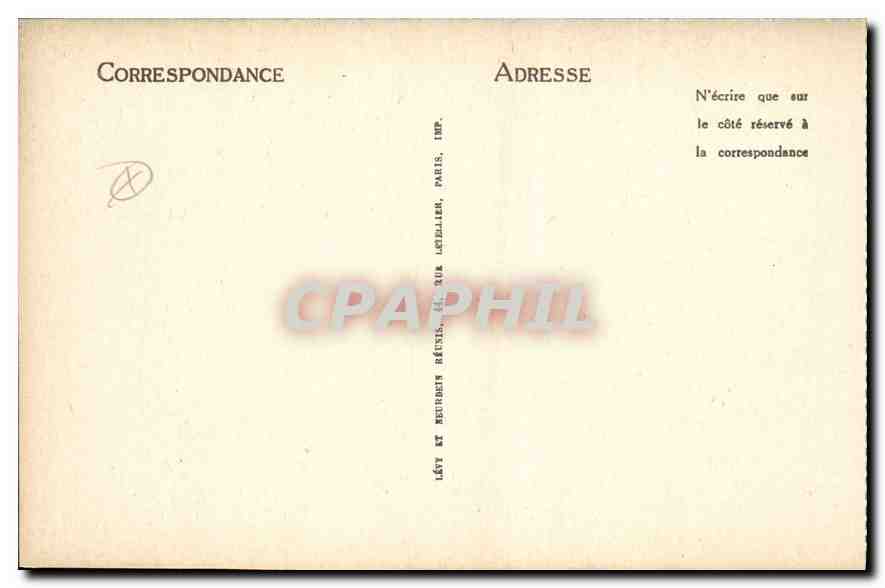 CPA Monaco le palais du Prince et la Condamin  — Rückseite