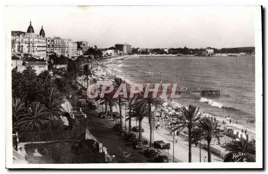 Cannes — La Promenade de la Croisette et les grands Hôtels — Collection « La Côte d'Azur » — éditeur Rella