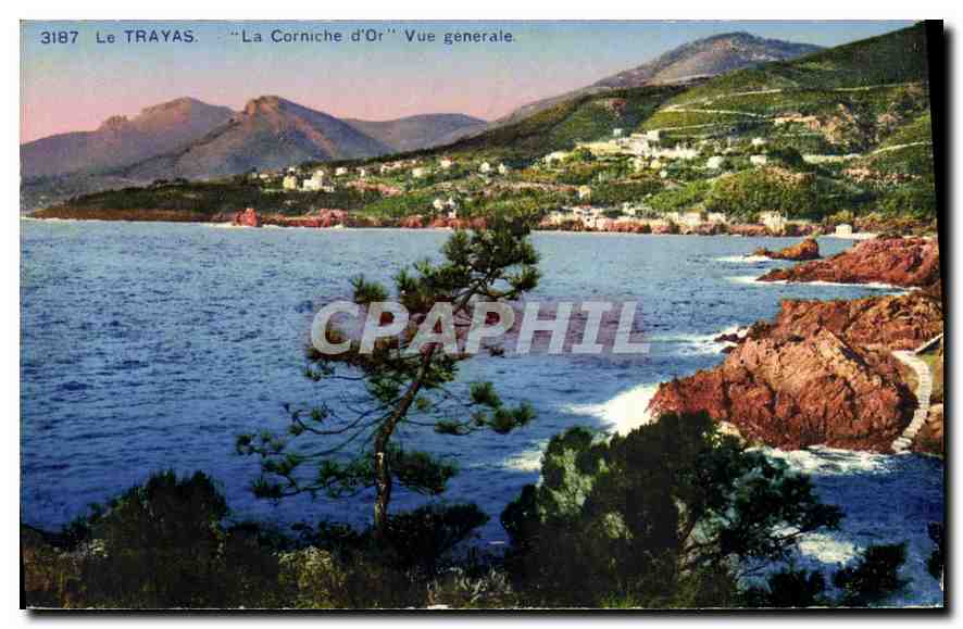 Le Trayas — La Corniche d'Or — Vue générale — éditeur A.T.I.A. n°3187