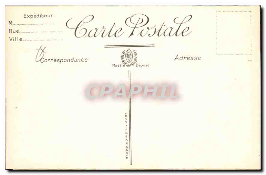 CPA Monte Carlo le Casino et les Jardins  — Rückseite