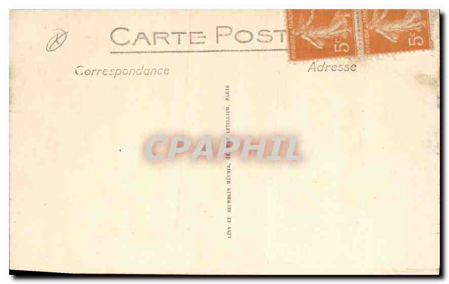 CPA Cannes le casino et l'Hotel Carlton — Rückseite