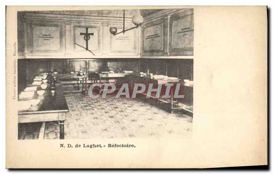 N.D. de Laghet - Réfectoire — Photo-Atelier Mazelot, Marseille