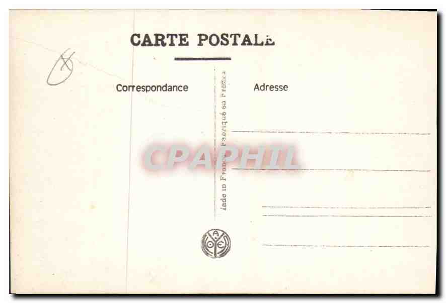 CPA Menton Frontiere Francaise le pont St Louis  — Rückseite