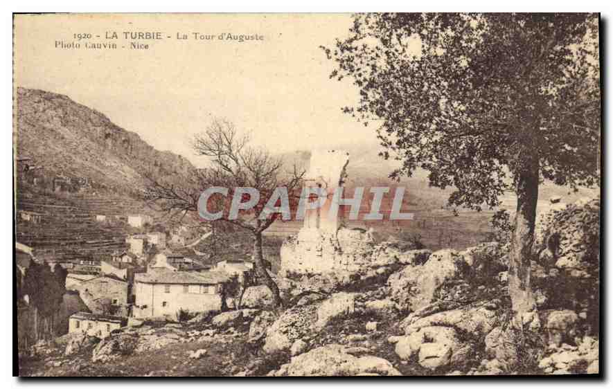 CPA La Turbie la Tour d'Auguste 