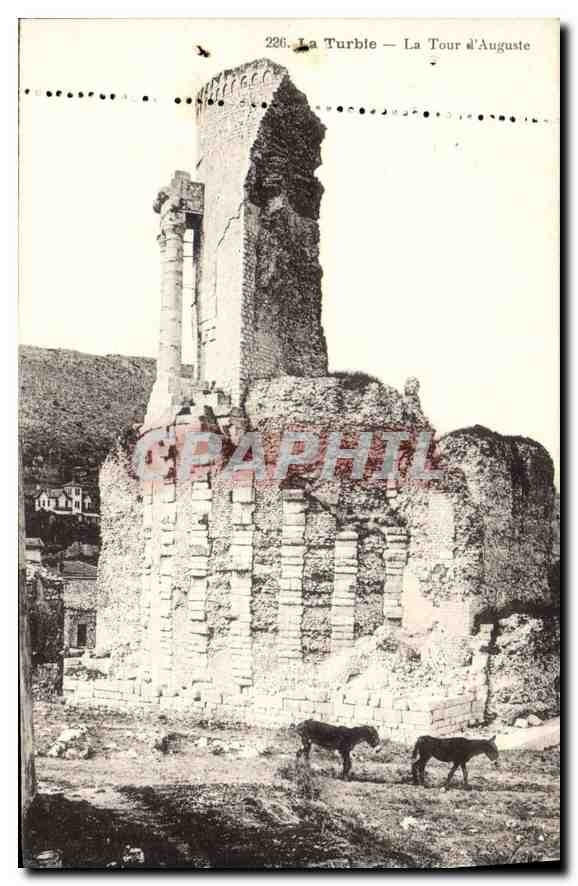 CPA La Turbie la Tour d'Auguste 