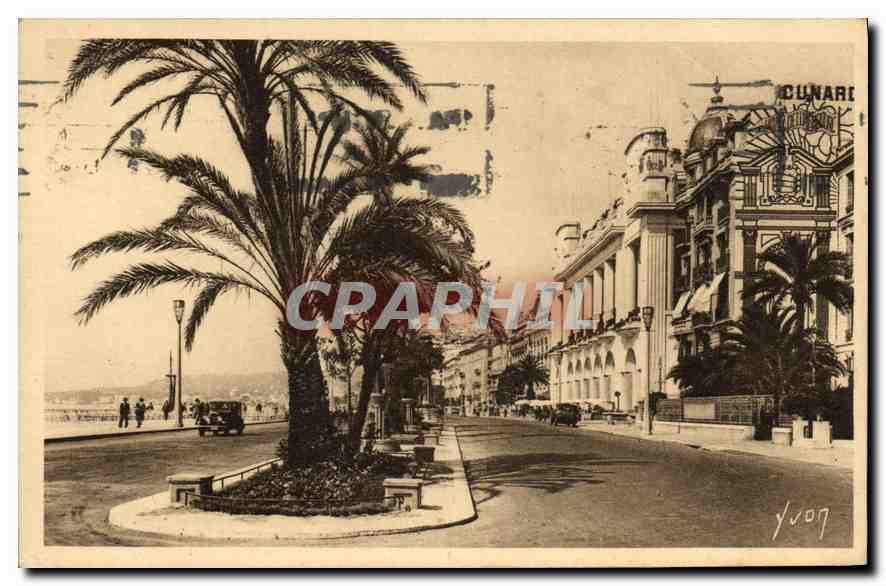 CPA Nice Alpes Maritimes Promenade des Anglais palais de la Mediterranee 