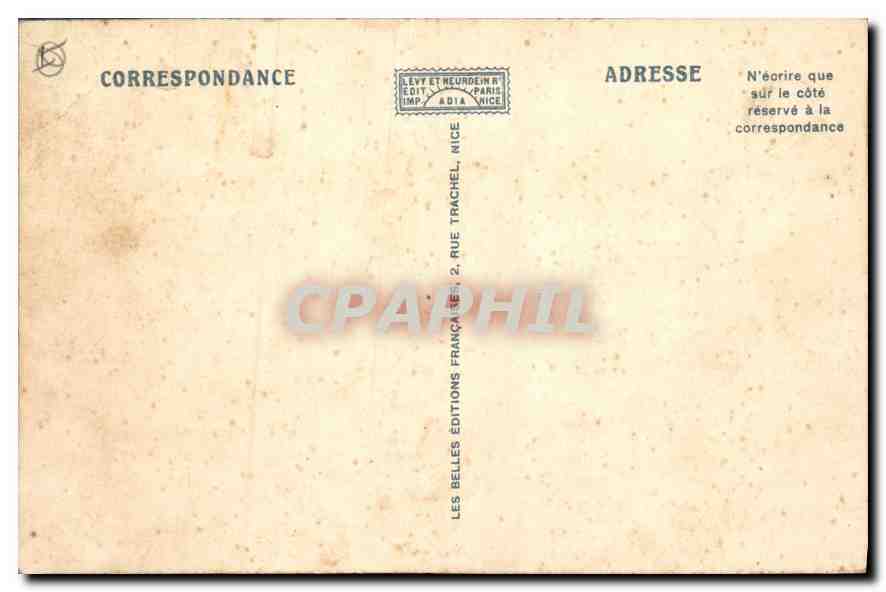 CPA Cannes vue generale et le Port  — Verso
