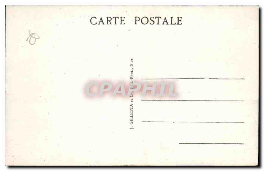 CPA Cannes Chateau Saint Honorat Ile de Lerins  — Rückseite