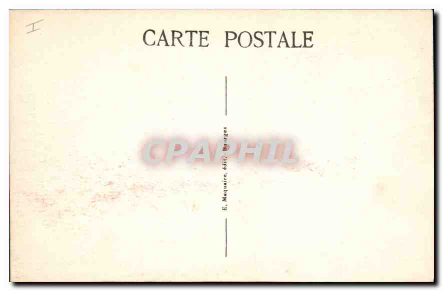 CPA Bourges jardin des Pres Fichaux la Menade  — Rückseite