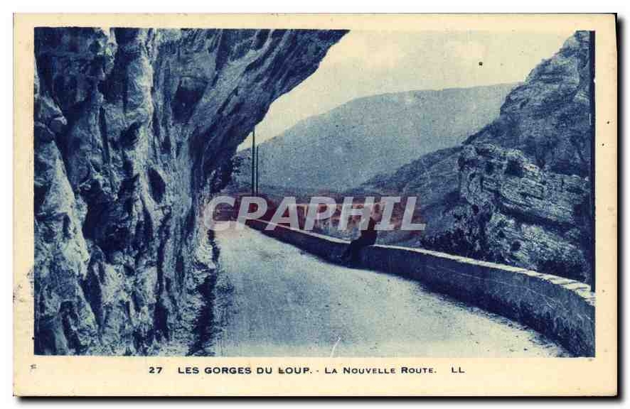 CPA Les Gorges du Loup la nouvelle Route 