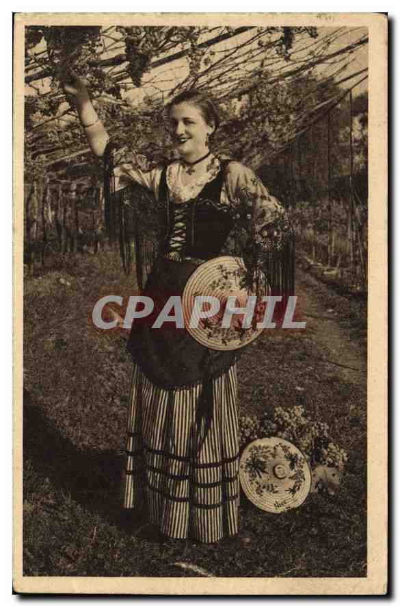 CPA Cote d'Azur Artistique costume du Pays Folklore