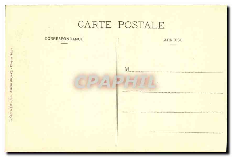 CPA Amiens cathedrale les freres de Jacob se Concertent pour le tuer Rampe D  — Back