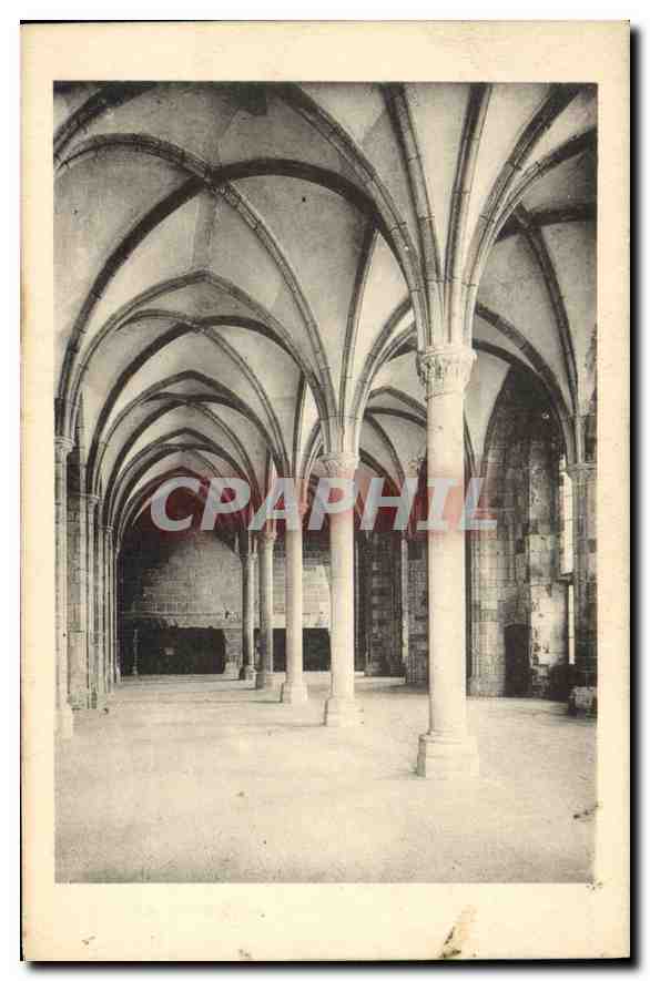 Abtei Mont-Saint-Michel — Saal der Gäste — Édition des Monuments Historiques