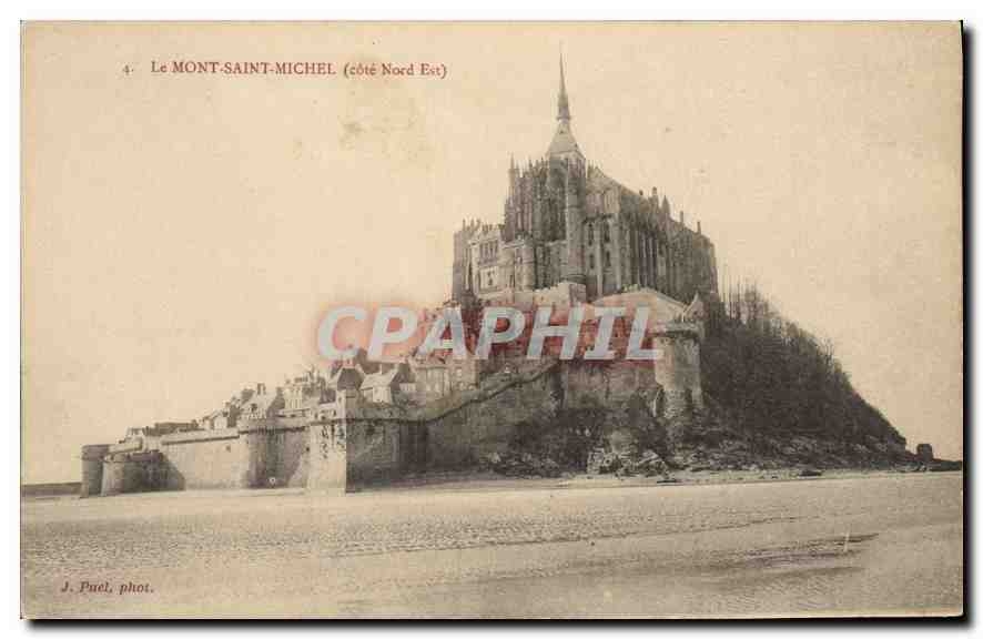 CPA Le Mont Saint Michel cote Nord Est 