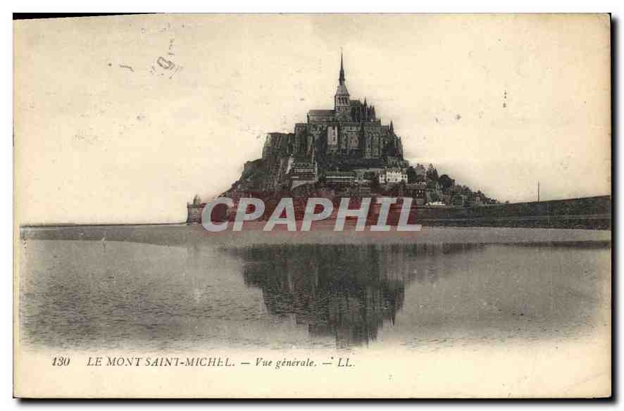 CPA Le Mont Saint Michel vue generale 