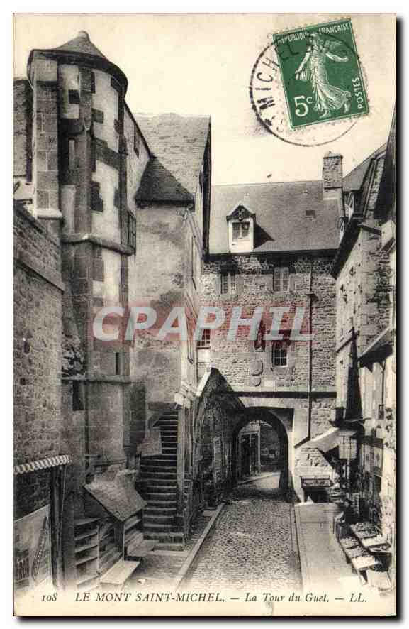 CPA Le Mont Saint Michel La Tour du Guet 