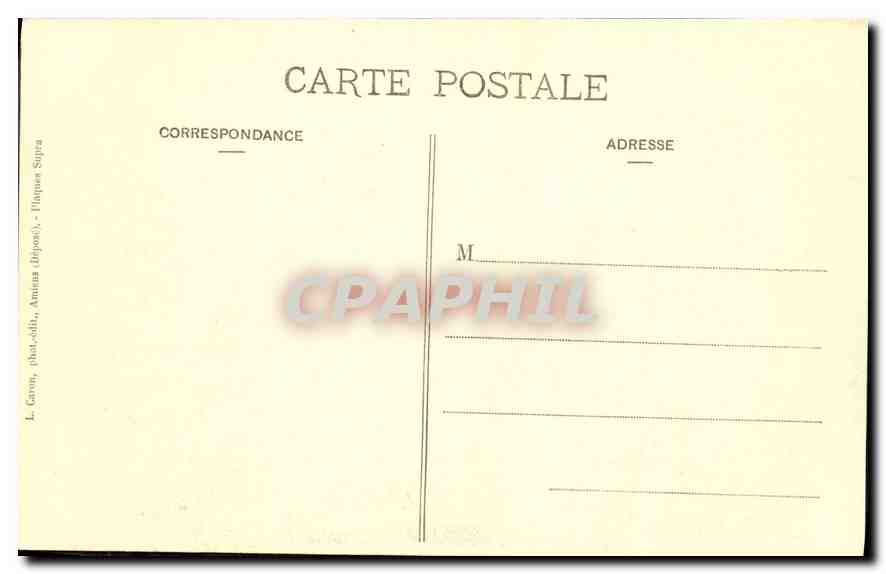 CPA Amiens Cathedrale Stalles du Choeur Joseph surveille les travaux de la recolte Rampe de la Parco — Rückseite