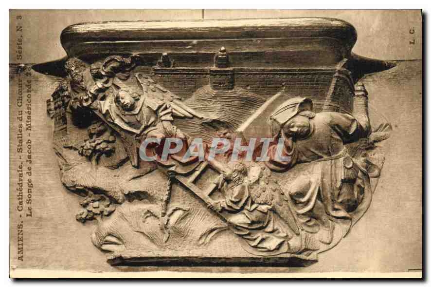 Amiens - Cathédrale - Stalles de Jacob - Le Sorge de Miséricorde - Série N° 3