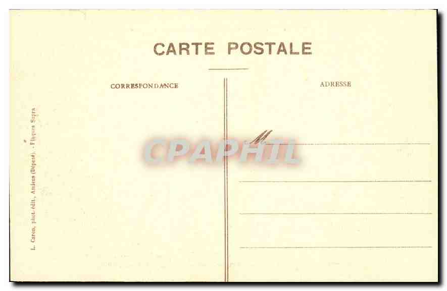 CPA Amiens Cathedrale Stalles du Choeur Joseph epouse Azeneth Miseriocorde  — Back