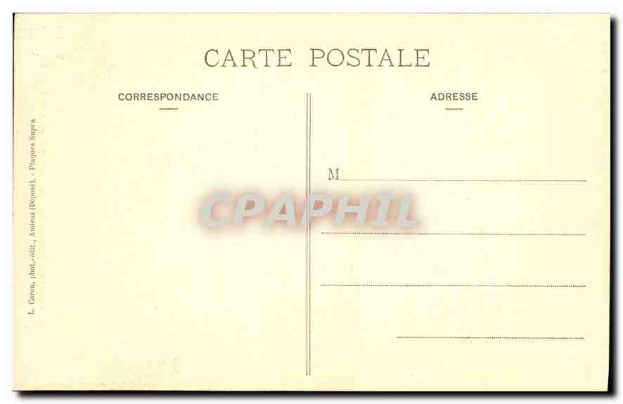CPA Amiens Cathedrale Stalles du Choeur Les Mages  — Back